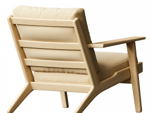 Bean bag Lounge Riviera Cacao 3D Model