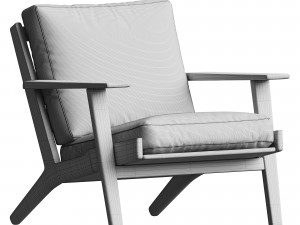 Bean bag Lounge Riviera Cacao 3D Model