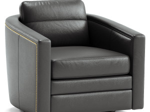 Olivar Swivel Barrel Chair 3D 모델