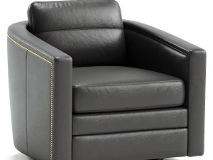 Olivar Swivel Barrel Chair 3D Model