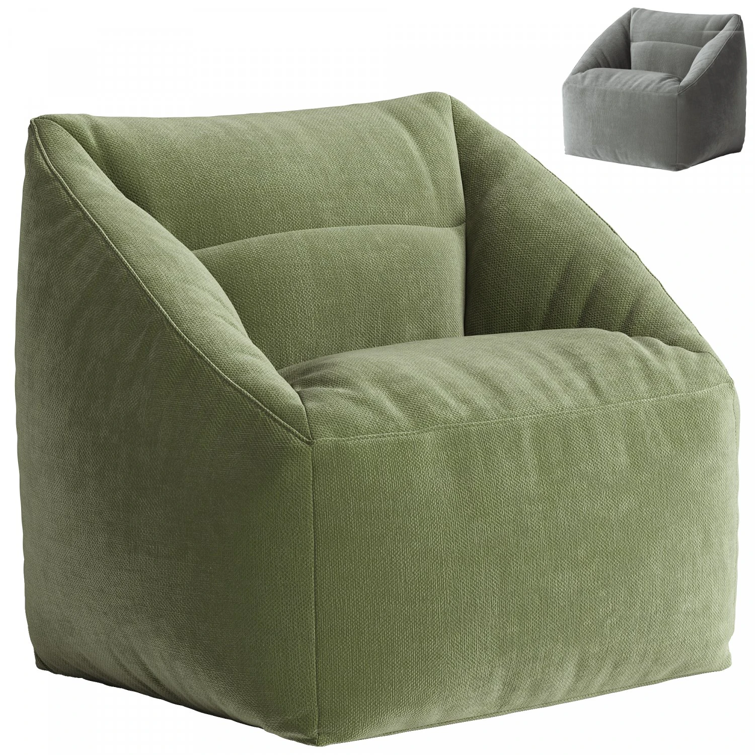 Better Homes Gardens Dream Bean Patio Bean Bag Chair 3D Model .c4d .max .obj .3ds .fbx .stl .blend 