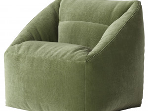 Better Homes Gardens Dream Bean Patio Bean Bag Chair 3D Model