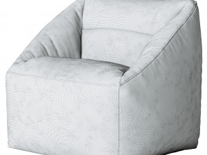 Better Homes Gardens Dream Bean Patio Bean Bag Chair 3D Model