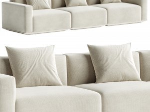 Develius modular sofa Configuration D 3D Модель