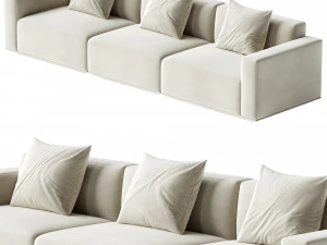 Develius modular sofa Configuration D 3D Model