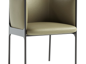Sepal Dining Chair Model 3D