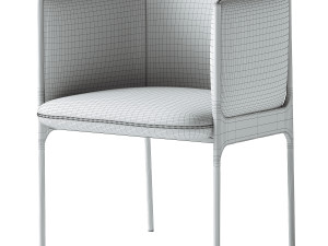 Sepal Dining Chair Model 3D