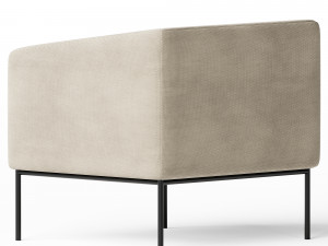 Turn Lounge Chair 3D 모델