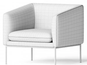 Turn Lounge Chair 3D Model