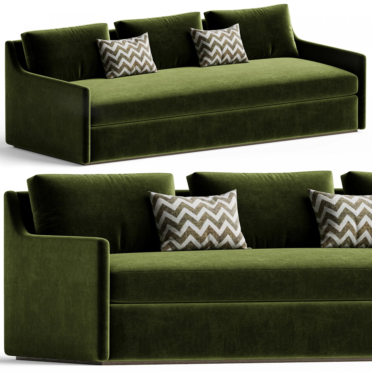 Carmel Sofa 3D Model .c4d .max .obj .3ds .fbx .stl .blend 