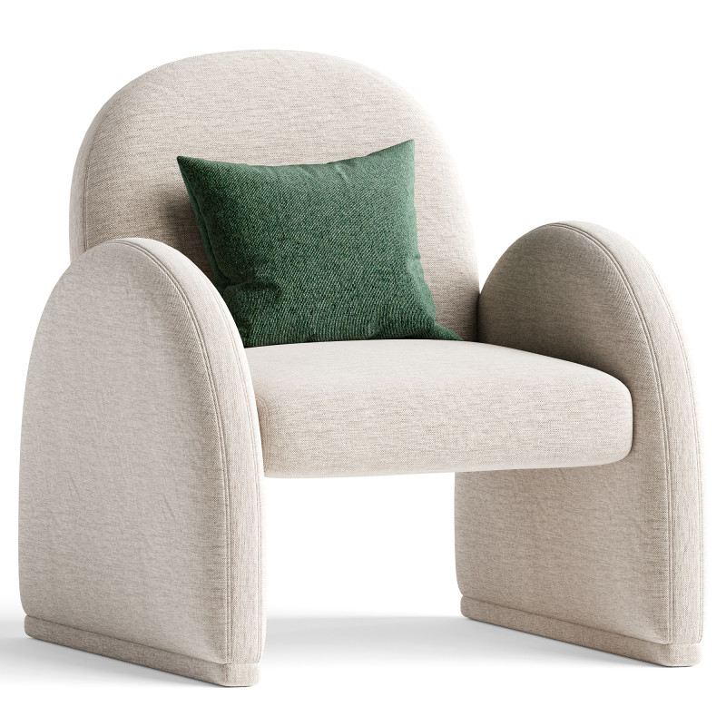 Nicola Chair 3D Model .c4d .max .obj .3ds .fbx .stl .blend 