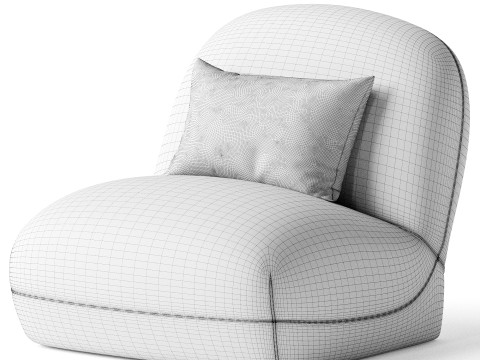 Tangyuan Lounge Chair 3D Модель