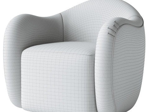 Sunbeam Swivel Chair By Rafael De Cardenas 3D Model