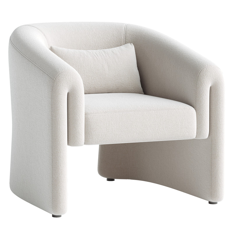 Mayview Armchair 3D Модель .c4d .max .obj .3ds .fbx .stl .blend 