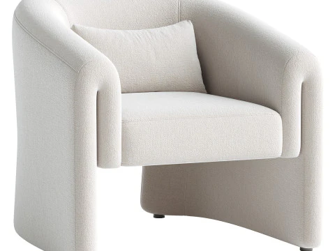 मेव्यू आर्मचेयर 3D मॉडल