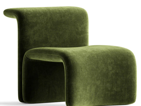 Michel Boyer - Pair of Chairs 3D Model