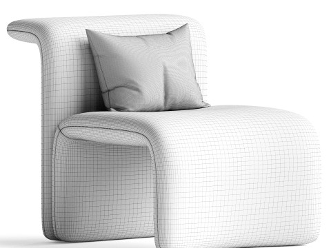 Michel Boyer - Pair of Chairs 3D Model