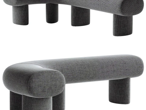 Ławka Litho Model 3D