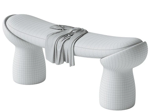 SONIAH BENCH 3D Model