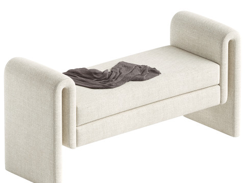 Promenade Bench 3D Модель