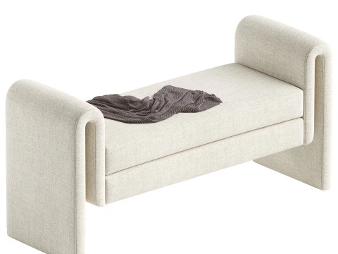 Panchina del lungomare Modello 3D