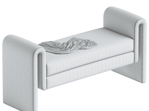 Promenade Bench 3D Модель