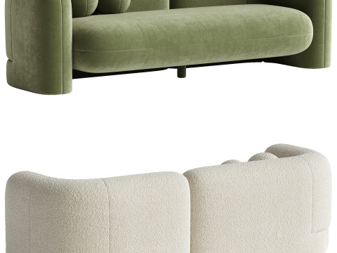 Candelabra Home Amelie Sofa 3D Model