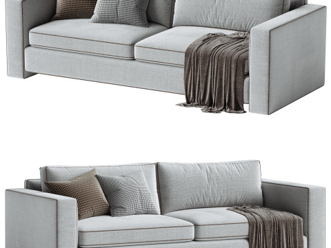 Caracole Welt Played Sofa Model 3D