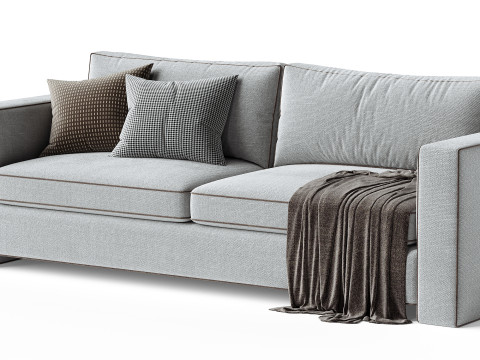 Caracole Welt Played Sofa Model 3D