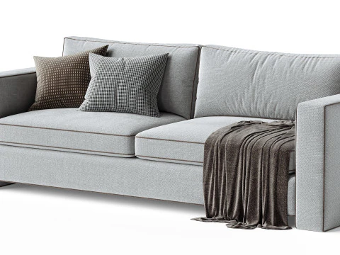 Caracole Welt Played Sofa 3D Model