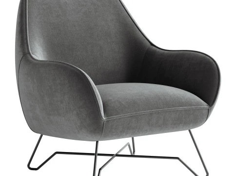 Stoffsessel ROME 3D Modell