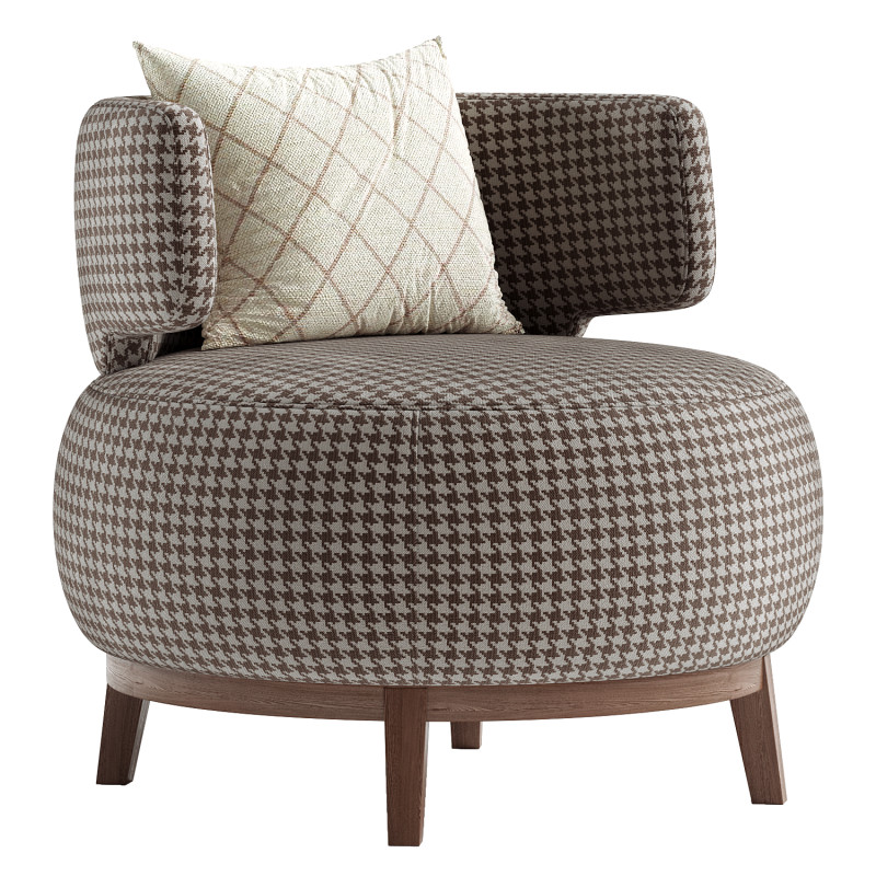 MANNY Armchair 3D Model .c4d .max .obj .3ds .fbx .stl .blend 