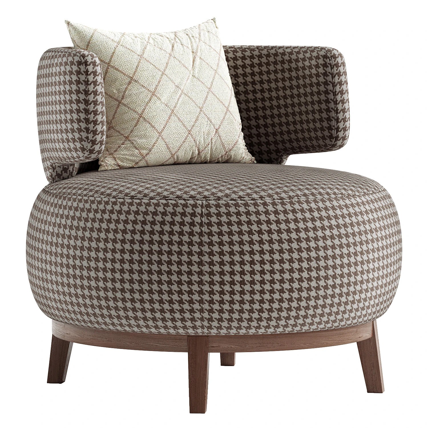MANNY Armchair 3D Model .c4d .max .obj .3ds .fbx .stl .blend 