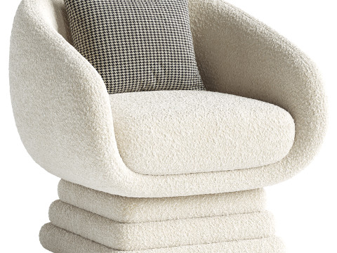 Dahlia Swivel Chair Modelo 3D