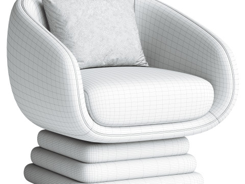Dahlia Swivel Chair Modelo 3D