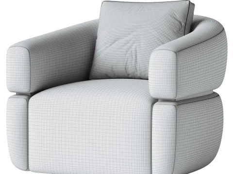 MCCLOUD SWIVEL CHAIR 3D Model