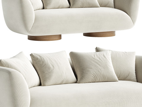 Camellia Sofa 3D-Modell