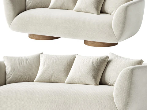 Camellia Sofa 3D Model