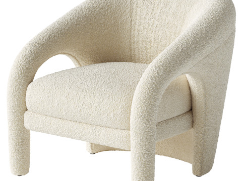 Vladimir Kagan sculptural lounge armchair for Weiman Modelo 3D