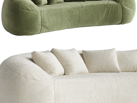 Raphael Raffel Croissant sofa Model 3D