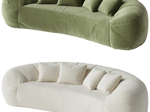 Raphael Raffel Croissant sofa Model 3D