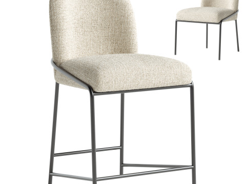 Dresta Dining Chair Dresta Counter Stool 3D Model