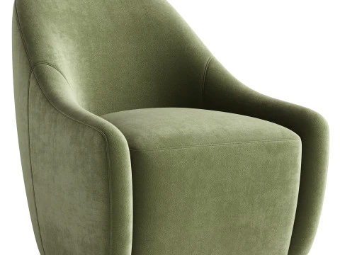 LEVI SWIVEL CHAIR-KNOLL SAND 3D Model
