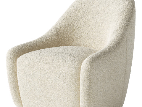 LEVI SWIVEL CHAIR-KNOLL SAND 3Dモデル