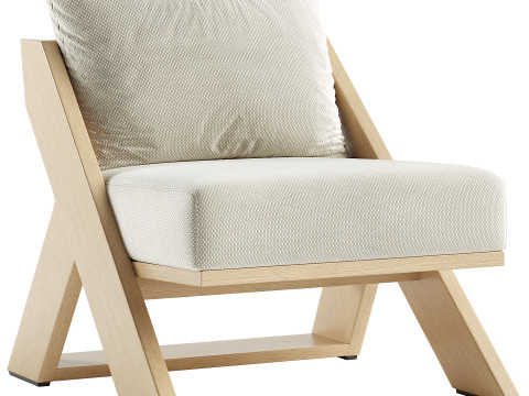 Hagen Outdoor Chair 3D-Modell