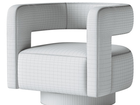 Katharine Armchair 3D 模型