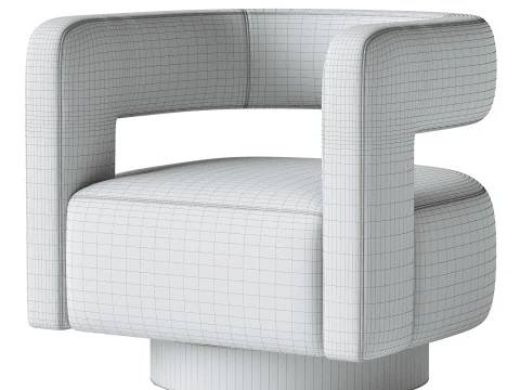 Katharine Armchair 3D Model
