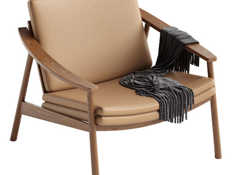 Harlowe Lounge Chair Modello 3D