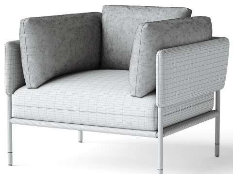 Kian Armchair Modello 3D