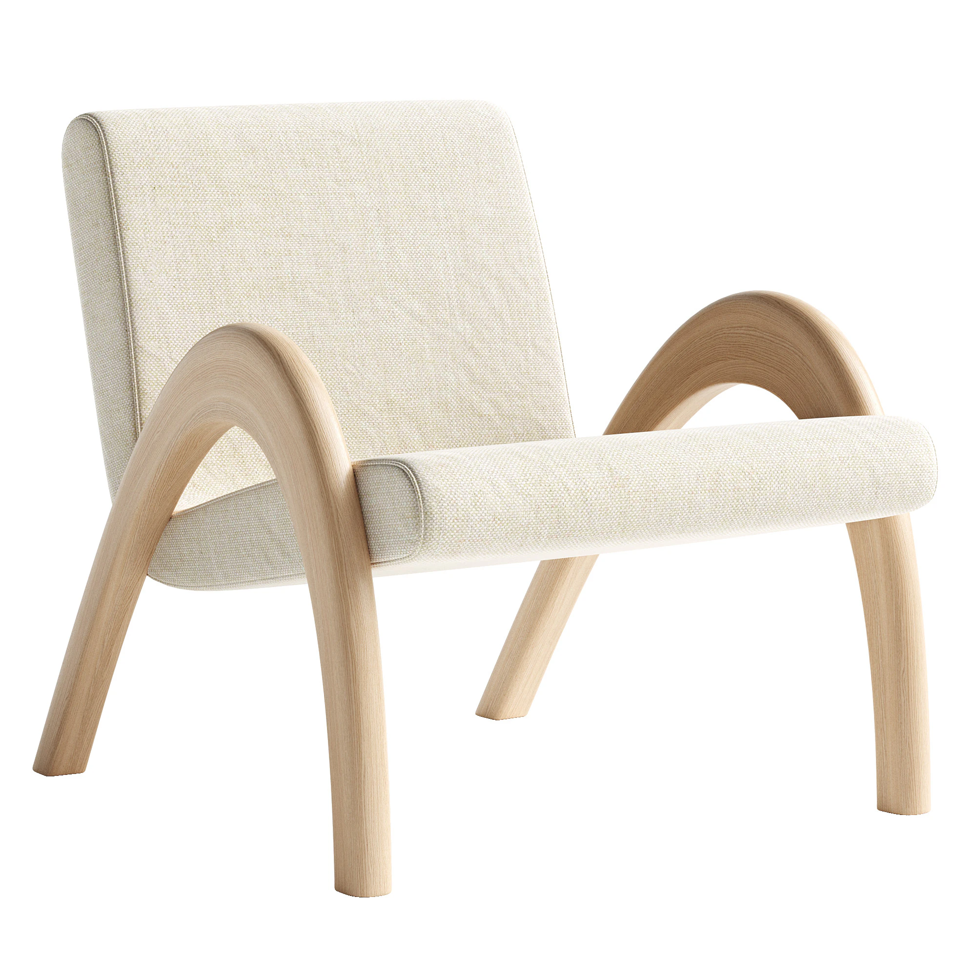 ARMCHAIR CARACOLE COCO 3D Model .c4d .max .obj .3ds .fbx .stl .blend 